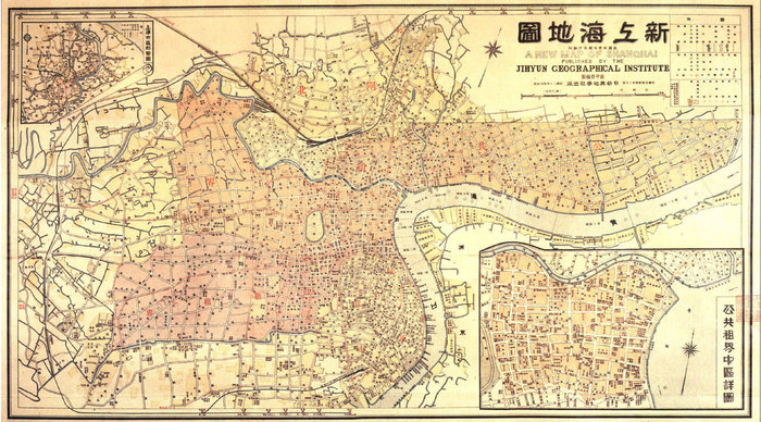 上海租界地图